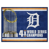 Detroit Tigers Dynasty Plush Area Rug, AGS-36051