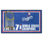 Los Angeles Dodgers Dynasty Plush Area Rug, AGS-36061