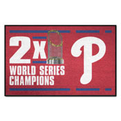 Philadelphia Phillies Dynasty Starter Mat Accent Rug - 19in. x 30in., 36091