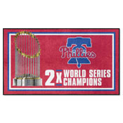 Philadelphia Phillies Dynasty Plush Area Rug, AGS-36092