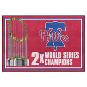 Philadelphia Phillies Dynasty Plush Area Rug, AGS-36092