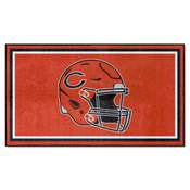 Chicago Bears Plush Area Rug - Orange, AGS-36150