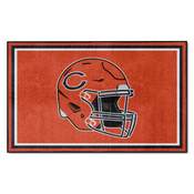 Chicago Bears Plush Area Rug - Orange, AGS-36150