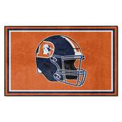 Denver Broncos Plush Area Rug - Broncos Alternate Helmet Logo, AGS-36174