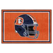 Denver Broncos Plush Area Rug - Broncos Alternate Helmet Logo, AGS-36174