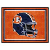 Denver Broncos Plush Area Rug - Broncos Alternate Helmet Logo, AGS-36174