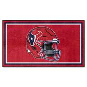 Houston Texans Plush Area Rug - Texans Alternate Helmet Logo, AGS-36194