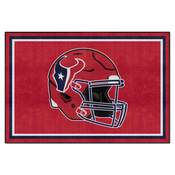 Houston Texans Plush Area Rug - Texans Alternate Helmet Logo, AGS-36194