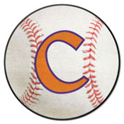 Clemson Tigers Baseball Rug - 27in. Diameter, 36316