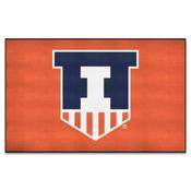Illinois Illini Ulti-Mat Rug - 5ft. x 8ft. - Badge Mark Logo, 36343