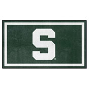 Michigan State Spartans Plush Area Rug, AGS-36380