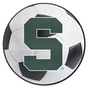Michigan State Spartans Soccer Ball Rug - 27in. Diameter, 36391