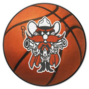 Texas Tech Red Raiders Basketball Rug - 27in. Diameter, AGS-36596