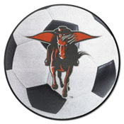 Texas Tech Red Raiders Soccer Ball Rug - 27in. Diameter, AGS-36600