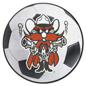 Texas Tech Red Raiders Soccer Ball Rug - 27in. Diameter, AGS-36600