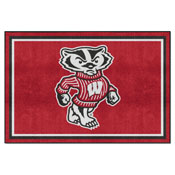 Wisconsin Badgers Plush Area Rug, AGS-36720
