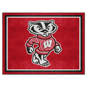 Wisconsin Badgers Plush Area Rug, AGS-36720