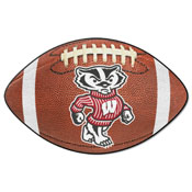 Wisconsin Badgers  Football Rug - 20.5in. x 32.5in., 36727