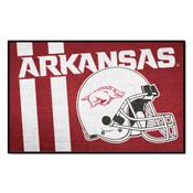 Arkansas Razorbacks Starter Mat Accent Rug - 19in. x 30in. - Razorback Helmet Logo & Wordmark, 36797