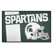 Michigan State Spartans Starter Mat Accent Rug - 19in. x 30in., Uniform Design, 36815