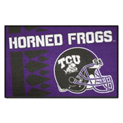 TCU Horned Frogs Starter Mat Accent Rug - 19in. x 30in., Uniform Design, 36829