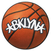 Brooklyn Nets Basketball Rug - 27in. Diameter, 36887
