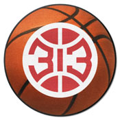 Detroit Pistons Basketball Rug - 27in. Diameter, 36941