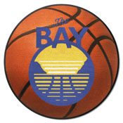Golden State Warriors Basketball Rug - 27in. Diameter, 36950