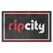 Portland Trail Blazers Plush Area Rug, AGS-37080