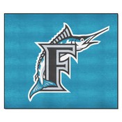 Florida Marlins Tailgater Rug - 5ft. x 6ft. - Retro Collection, 37258