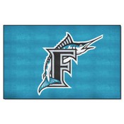 Florida Marlins Ulti-Mat Rug - 5ft. x 8ft. - Retro Collection, 37259
