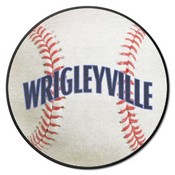 Chicago Cubs Baseball Rug - 27in. Diameter, 37500