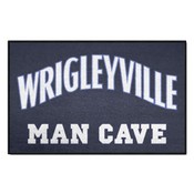 Chicago Cubs Man Cave Starter Mat Accent Rug - 19in. x 30in., 37505