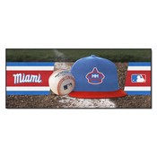 Miami Marlins Baseball Runner Rug - 30in. x 72in., 37545