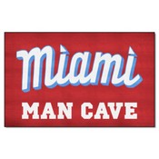 Miami Marlins Man Cave Ulti-Mat Rug - 5ft. x 8ft., 37553
