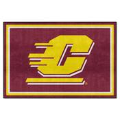 Central Michigan Chippewas Plush Area Rug, AGS-37683