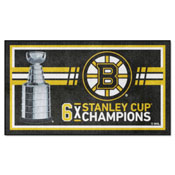 Boston Bruins Dynasty Plush Area Rug, AGS-38084