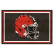 Cleveland Browns Plush Area Rug - Brown, AGS-38250