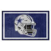 Dallas Cowboys Plush Area Rug - Cowboys Helmet Logo, AGS-38254