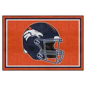 Denver Broncos Plush Area Rug - Broncos Helmet Logo, AGS-38258