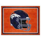 Denver Broncos Plush Area Rug - Broncos Helmet Logo, AGS-38258