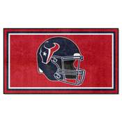 Houston Texans Plush Area Rug - Texans Helmet Logo, AGS-38270