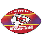 Kansas City Chiefs Super Bowl LVII Football Mat, 38389
