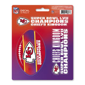 Kansas City Chiefs Super Bowl LVII Decal 3-pk, 38398