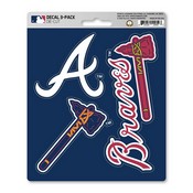 Atlanta Braves 3 Piece Decal Sticker Set, 39285