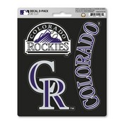 Colorado Rockies 3 Piece Decal Sticker Set, 39307