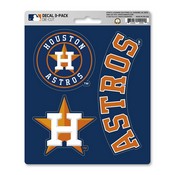 Houston Astros 3 Piece Decal Sticker Set, 39313