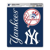 New York Yankees 3 Piece Decal Sticker Set, 39337