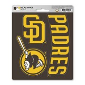 San Diego Padres 3 Piece Decal Sticker Set, 39349