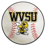 West Virginia State University Baseball Mat 27" diameter, 4062